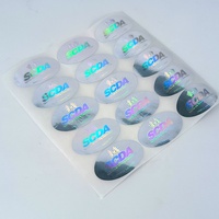 Étiquette originale Crystalcode 3D personnalisée Transfert holographique transparent en vinyle Feuille d'autocollants hologramme avec logo personnalisé