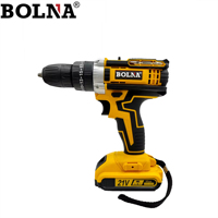 Perceuse à percussion sans fil 21V au lithium, mandrin sans clé, puissance nominale 200W, personnalisable OEM