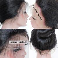 Cheveux Brésiliens en Gros 360 Full pour Perruque, Vierge Remy Noir Naturel Transparent pour Perruque Invisible Kinky Straight Yaki