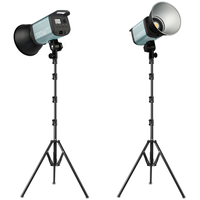 100W professionnel Cob diode électroluminescente éclairage continu de photographie Bowens Mount haute définition vidéo en direct Studio Light