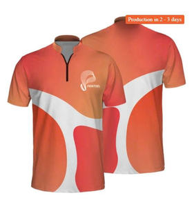 Jersey de Bolos de Manga Corta con Cierre Frontal y Logotipo, Tejido con Estampado Completo, 3D, de Secado Rápido, Talla Grande, Unisex, de Poliéster, Deportivo - Product Image 1