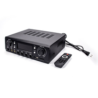 Amplificateur PA Minsound 2*70W pour maison intelligente avec 9 entrées, récepteur pour audio, vidéo et éclairage professionnels