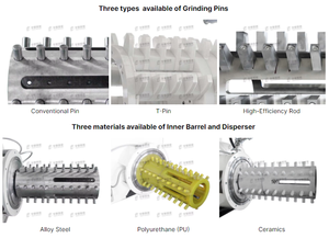 YuShun One Stop Lab Bead Mill Shop Horizon Bead Mill macinare con fresatura perline e calibro finezza - Product Image 5