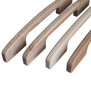Juego de tiradores y pomos de madera para gabinetes, diseño redondo moderno, ligeros, hechos a mano, para montaje en puerta, duraderos, decoración para muebles de cocina de interior - Product Image 2