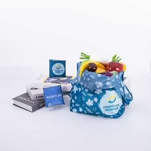 Fourre-tout flexible es poliéster saco de cursos de compras flexible et reutilisable... recyclage - Product Image 4