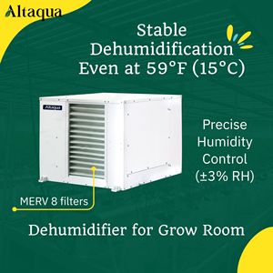 Climatiseur portable pour salle de culture avec déshumidificateur intégré pour tente de culture - Product Image 1