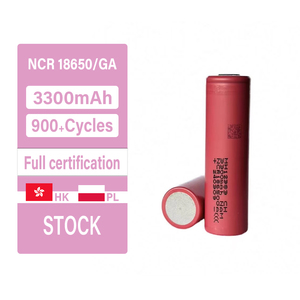 Batterie cylindrique à l'état solide rechargeable NCR18650 GA 3,7 V 3400 mAh 10 A, 500 cycles, -20-60 pour outils électriques, vélo électrique, scooter électrique - Product Image 1