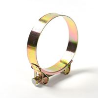 Collier de serrage en acier inoxydable et en acier au carbone de style européen, très résistant, vente chaude 2024, 1/2-3/4 pouce