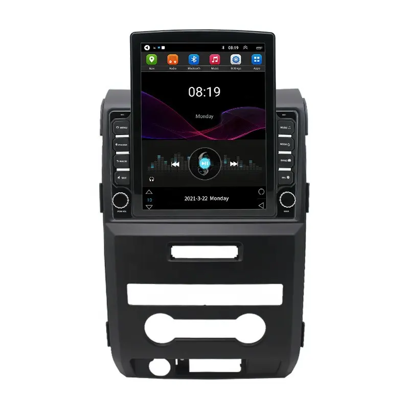 Videocamera per auto con schermo Android IPS 2.5D KunLin 9,7 per Ford F150 2009 2010 2011 2012 1 + 16GB WIFI lettore radio BT GPS