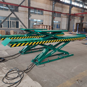 Grosir 4000kg pengangkat kendaraan otomotif gunting besar pengangkat mobil silinder ganda angkat hidrolik untuk garasi rumah Harga kompetitif - Product Image 3