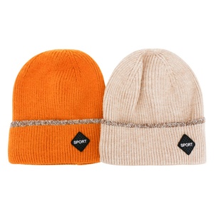 Nouveau bonnet en acrylique écologique, chaud et épais, en polaire et laine, luxueux et moelleux, pour filles et femmes, style Gorras, tricoté - Product Image 5