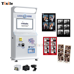 Yixile Korean Style Self-Service Photo Booth Selfie Machine <b>Camera</b> 27 Inch Touch Screen Instant <b>Printing</b> Kiosk Vending Printer - Product Image 4