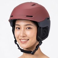 Skis de ski d'extérieur avec casques ajustables et doublés de mousse Sik pour adolescents et adultes, avec coques en PC et mousse à bulles EPS