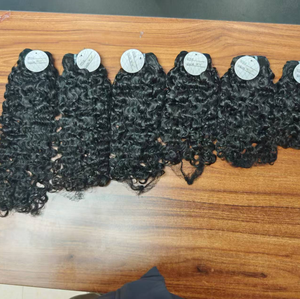 Toptan ham manikür hizalanmış saç demetleri vietnamca uzantıları birmanya kıvırcık insan saçı peruk bakire İŞLENMEMİŞ SAÇ demetleri ürünleri - Product Image 1