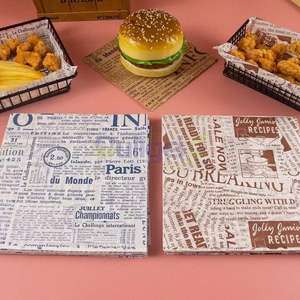 Papier d'emballage pour hamburgers, papier de cuisson résistant à la graisse, papier de pulpe enduit, impression de logo personnalisée, qualité alimentaire - Product Image 5