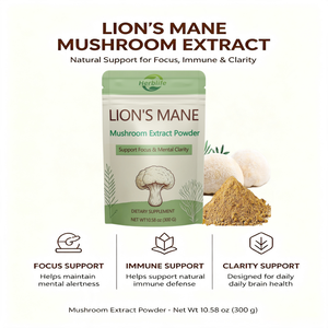 Private Label Lion's Mane Mushroom Extract Powder | Bulk Powder | for Brain Health & Immune Health <b>Supplement</b> OEM Package - Product Image 3