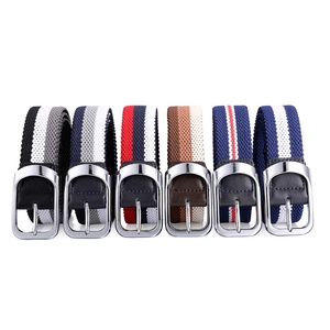<span class=keywords><strong>Ceinture</strong></span> pour <span class=keywords><strong>homme</strong></span> de haute qualité, double couche, élastique, tissée, extensible, en tissu tressé, pour jeans, 3521 - Product Image 6