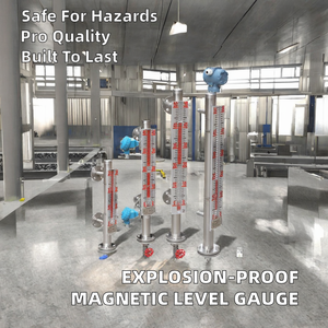 Capteur de niveau à clapet magnétique industriel antidéflagrant, précision 0,1 %, 1 m, 2 m, type tube en verre, pour eau et huile - Product Image 2