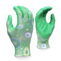 Guantes de Jardinería XINGYU, Transpirables, de Poliéster Tejido, Agarre Flexible, para Jardinería, Deshierbe, Trabajo al Aire Libre, Guantes de Trabajo Recubiertos de Nitrilo