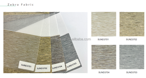 Điện <span class=keywords><strong>Zebra</strong></span> Con lăn Shades chức năng kép ngày đêm Sheer rèm cửa hiện đại màn dù để che nắng slat mù được xây dựng trong đồng bằng cho nhà - Product Image 4