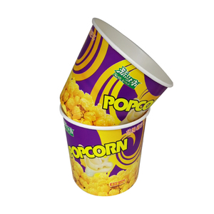 À emporter Jetable coloré <span class=keywords><strong>dessin</strong></span> animé papier <span class=keywords><strong>popcorn</strong></span> seau - Product Image 3