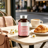 Comprimés multivitaminés quotidiens pour adultes personnalisés avec vitamine C, E, zinc pour le soutien antioxydant, le soutien immunitaire, l'éclat de la peau, 2 comprimés par jour, 100 g