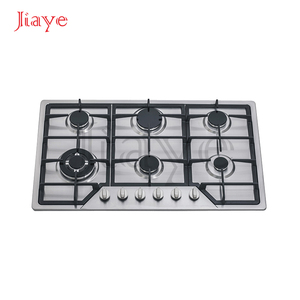 Nuovo Modello di Piano Cottura a Gas Incasso in Acciaio Inox OEM ODM con 6 Bruciatori per Grandi Elettrodomestici da Cucina - Product Image 1