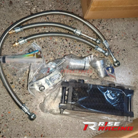Refroidisseur d'huile pour moto Rise avec grande grille de protection, adapté aux modèles tout-terrain CB CG pour Kymco T1, radiateur, refroidisseur d'huile