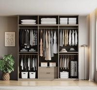 Ensemble de placards et armoires de chambre à coucher multifonctionnels, durables, de haute qualité, modernes et sur mesure en bois