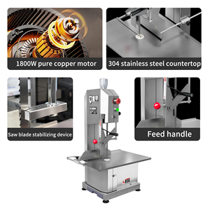 sierra Para Huesos Meat Cube Cutting Machine Bone Saw Machine <strong>Butchers</strong> Bone Saw Machine <strong>Butchers</strong> - Product Image 5