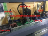 Printer Inkjet UV Otomatis SMBPM-4 DOD Ricoh dengan Tinta UV CMYK/Putih untuk Personalisasi Kartu RFID dan Label
