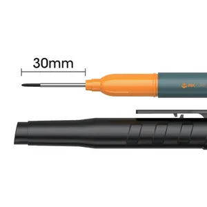 BEIFA Professional Carpenter Tools Ink Line Marker 30mm Reach Permanent Woodworking Fineliner Marker Pen