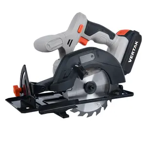 Vertak 20V Wireless Brushless Electric Free Corded Circular Saw Wood With Soft Rubber Handle