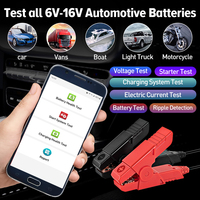BST 360 Clip de prueba de batería Bluetooth 12V Analizador de batería de coche Probador automático con sistema de carga Prueba de arranque