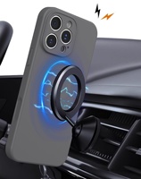 Étui de téléphone portable en silicone liquide magnétique au toucher doux pour iPhone 17 Air 16 15 14 13 12 11 Promax Plus accessoires de couverture arrière