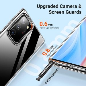 Nota 20 claro TPU cubierta Slim <span class=keywords><strong>de</strong></span> <span class=keywords><strong>cristal</strong></span> claro <span class=keywords><strong>de</strong></span> la caja del <span class=keywords><strong>Gel</strong></span> del TPU <span class=keywords><strong>de</strong></span> la caja del teléfono para Samsung Galaxy Nota 20 Ultra - Product Image 2
