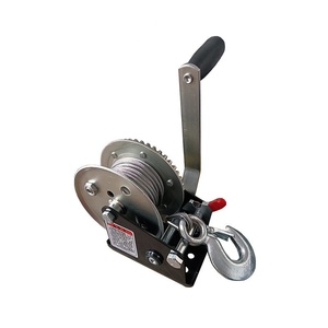 1200lbs Premium Trailer Rotary Manual Operated Boat <strong>Winch</strong> Boat Trailer Brake Stainless Steel Hand Crank <strong>Winches</strong> - Product Image 1