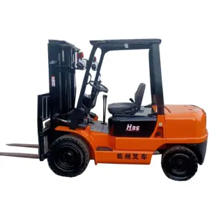 Merek Tiongkok Hangzhou A30 3 ton forklift diesel mini forklift hangcha kecil untuk dijual mesin Diesel kondisi sangat baik