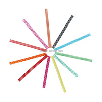 Attaches torsadées en plastique colorées, petites, personnalisables, robustes et pliables, pour sacs à pain et bonbons, prix de gros Fanxing