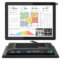 Panel PC Táctil Industrial de 15.6 Pulgadas, Computadora Todo en Uno sin Ventilador 1080P con 4G de RAM y 64G de SSD, para IoT, SCADA y Adquisición de Datos