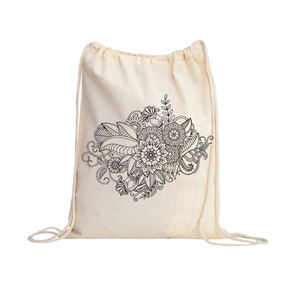 Nhà Sản Xuất Thân Thiện Với Môi Cao Cấp Tùy Chỉnh In Bông Dây Kéo Ba Lô Cho Trẻ Em - Product Image 4