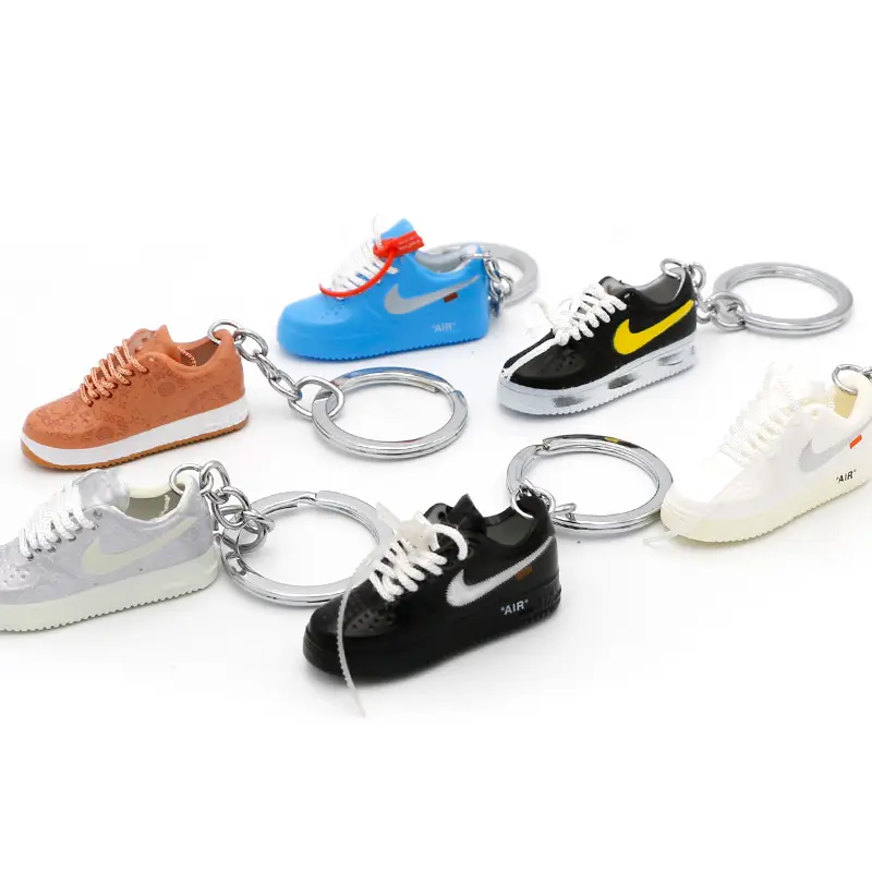 AF1 Air Force One — Mini moule à chaussures, porte-clés 3D avec pendentif tridimensionnel pour sac, accessoires Tide, nouvelle collection