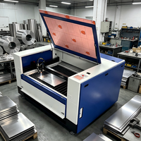 Équipement laser combiné CO2 à fibre avec plateforme de levage électrique à axe Z, servomoteur Leadshine, découpe laser 1390 pour métaux et non-métaux