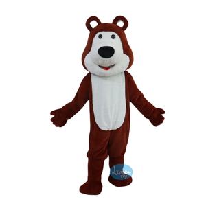 Costume mascotte <span class=keywords><strong>orso</strong></span> <span class=keywords><strong>Masha</strong></span> marrone adulto - Product Image 1