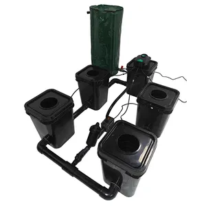RDWC Bucket Automatic from China Fast Delivery Garden Greenhouse Hydroponic Growing System Indoor Black Canada Provided 20L 0.8