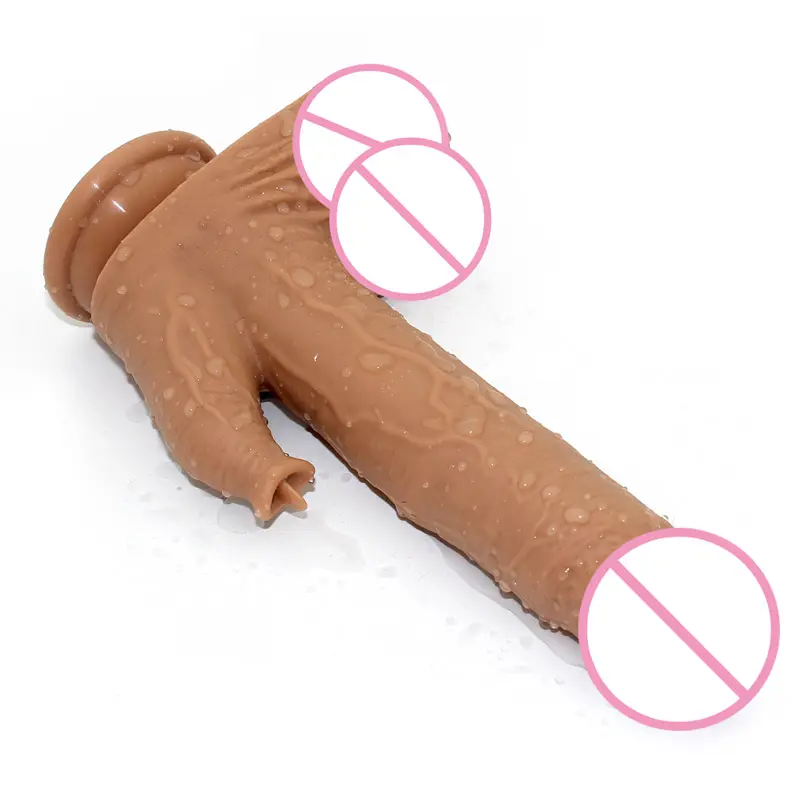 Vibratore dildo tenuto in mano per le donne 6 velocità telescopico dildo vibratore dildo strumenti del sesso per le donne