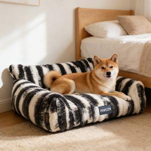 Casa de Peluche Moderna Grande para Perros y Gatos, Nido Cálido para Mascotas para Todas las Estaciones, Diseño Plegable, Venta al por Mayor Transfronteriza - Product Image 1