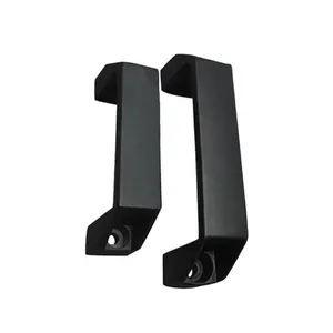 Hengsheng Best Price Plastic Pull Handles Door Cabinet Black Rectangular Pull Handle Different Size Durable U Door Handle