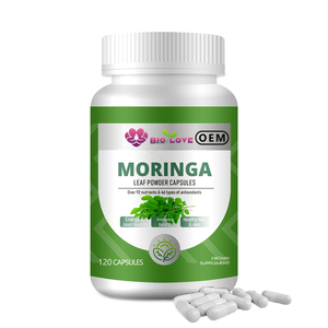 Cápsulas de Moringa Más Vendidas, Suplemento Herbal Orgánico, Antioxidante, Aumenta la Energía, Refuerza el Sistema Inmunológico, Apoya la Salud del Corazón, Fácil de Tomar - Product Image 1