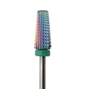 5 in 1 Carbide Nail <b>Drill</b> <b>Bit</b> Tapered Umbrella Straight Cross Cut Tungsten Acrylic Milling Cutter Manicure Salon Grinding Tool - Product Image 5